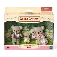 Calico Critters: Outback Koala Family (4pc) Posable Flocked Collectible Figurines