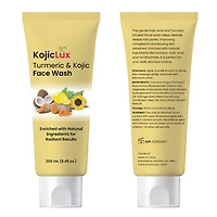KojicLux Kojic Acid & Turmeric Face Wash Facial Cleanser (250mL)