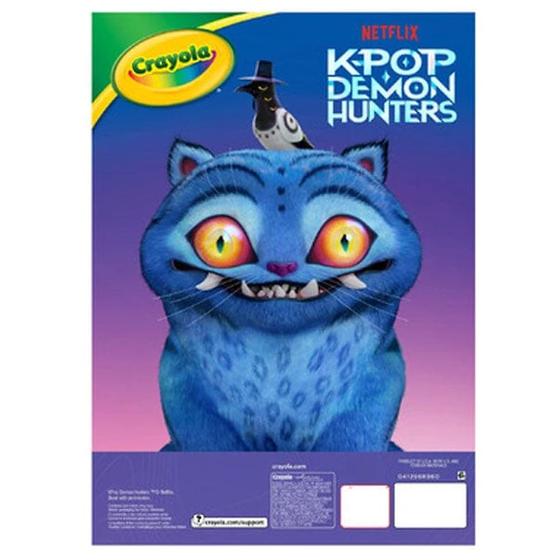 KPop Demon Hunters Crayola 96-Page Coloring Book