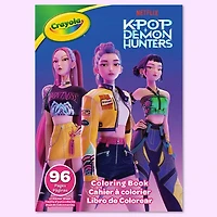KPop Demon Hunters Crayola 96-Page Coloring Book
