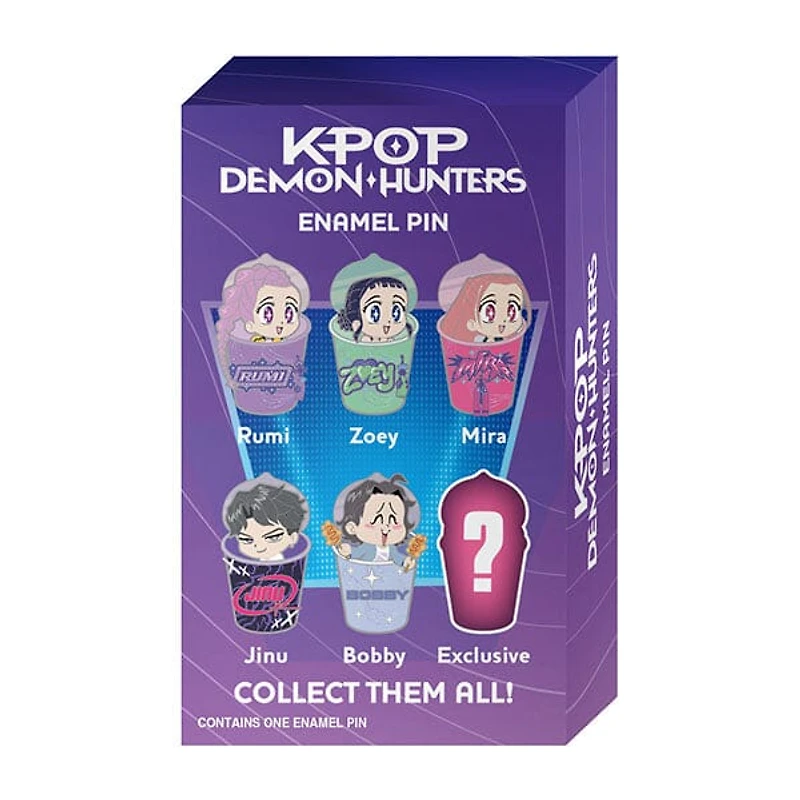 KPop Demon Hunters Ramen Cup Noodles Enamel Pin Blind Box (1pc)