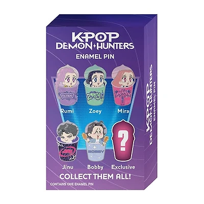 KPop Demon Hunters Ramen Cup Noodles Enamel Pin Blind Box (1pc)