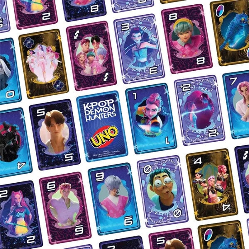UNO KPop Demon Hunters Special Edition Card Game By Mattel