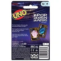 UNO KPop Demon Hunters Special Edition Card Game By Mattel