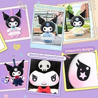 TOP TOY x Sanrio: Kuromi "School Life" Series Plush Keychain Blind Box (1pc)