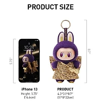 Pop Mart x THE MONSTERS: Labubu Wearing PRONOUNCE Fashion Label "Wings Of Fortune" Plush Doll Pendant (1pc)