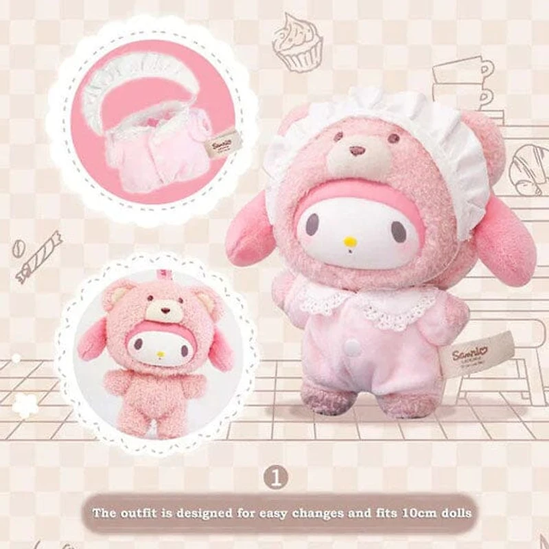 TOP TOY x Sanrio: "Latte Baby" Series Plush Keychain Blind Box (1pc)