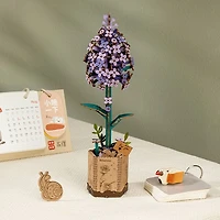 Rowood Lilac Flower Wooden Bloom Craft DIY Kit (154pc)