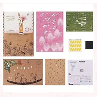 Rowood Pink Lily Flower Wooden Bloom Craft DIY Kit (73pc)