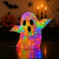 LitLuster LED Holographic Halloween Ghost Decor Lamp (1pc) Battery or USB