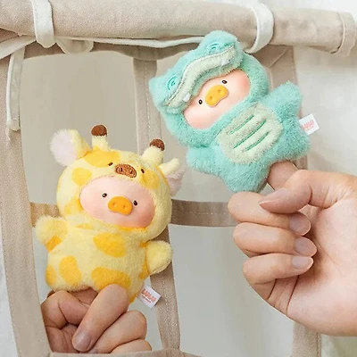 TOYZERO+ x Lulu The Piggy: Animal Party Puppet Show Series Plush Keychain Blind Box (1pc)