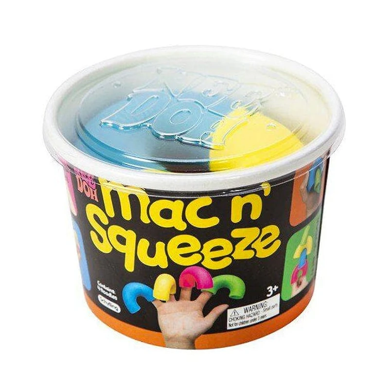 Nee Doh Mac' N' Squeeze Squishy Fidget Noodles (4pc)