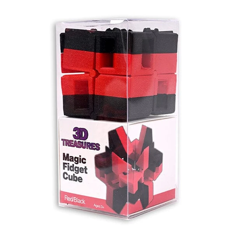 3D Treasures Magic Cube Fidget Toy (1pc) Multiple Colors