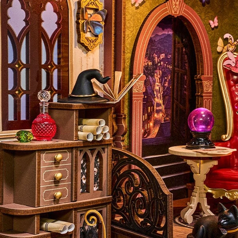 Rolife Book Nook & Wonderland LED Magic Fantasy Corner DIY Kit (185pc)