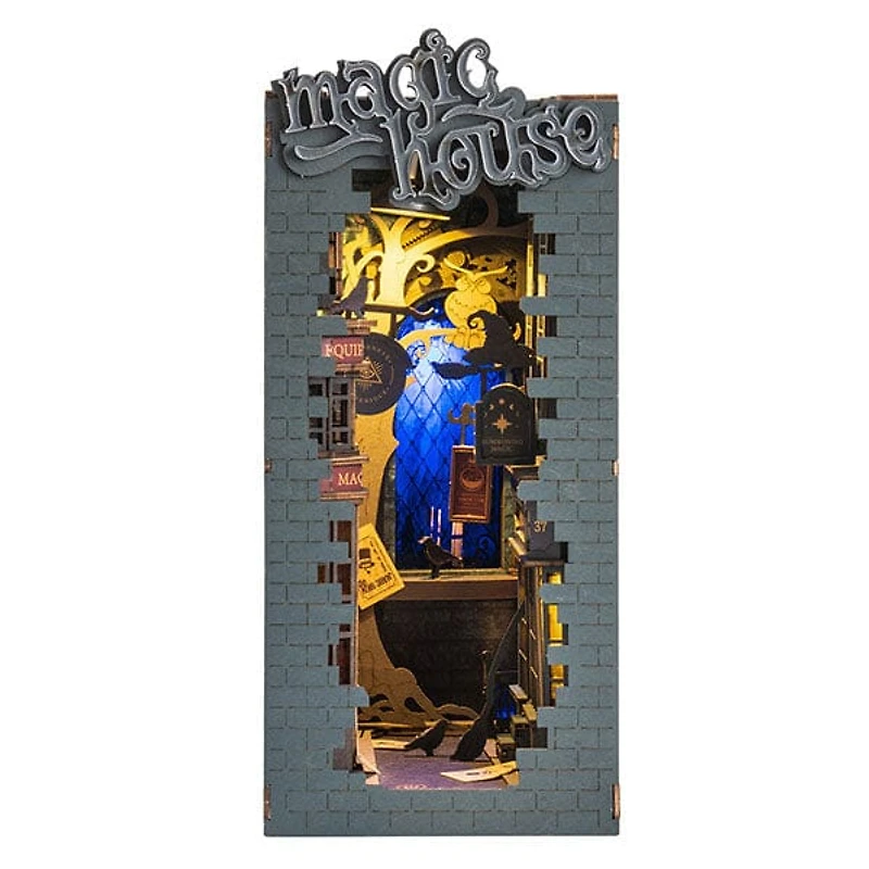 Rolife Book Nook LED Magic House DIY Kit (216pc)