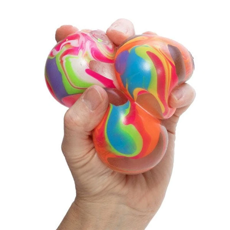 Nee Doh Marbleez Groovy Glob Stress Ball Squishy Fidget Toy (1pc) Color Ships Assorted