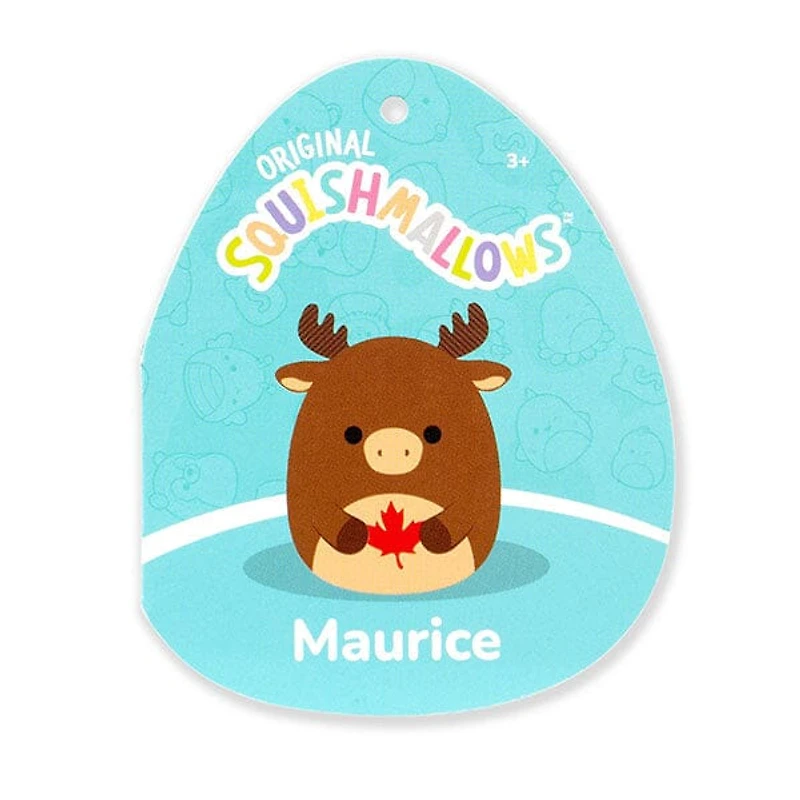 Squishmallows Super Soft Plush Toys 7.5" Maurice The Moose (Maple Leaf)