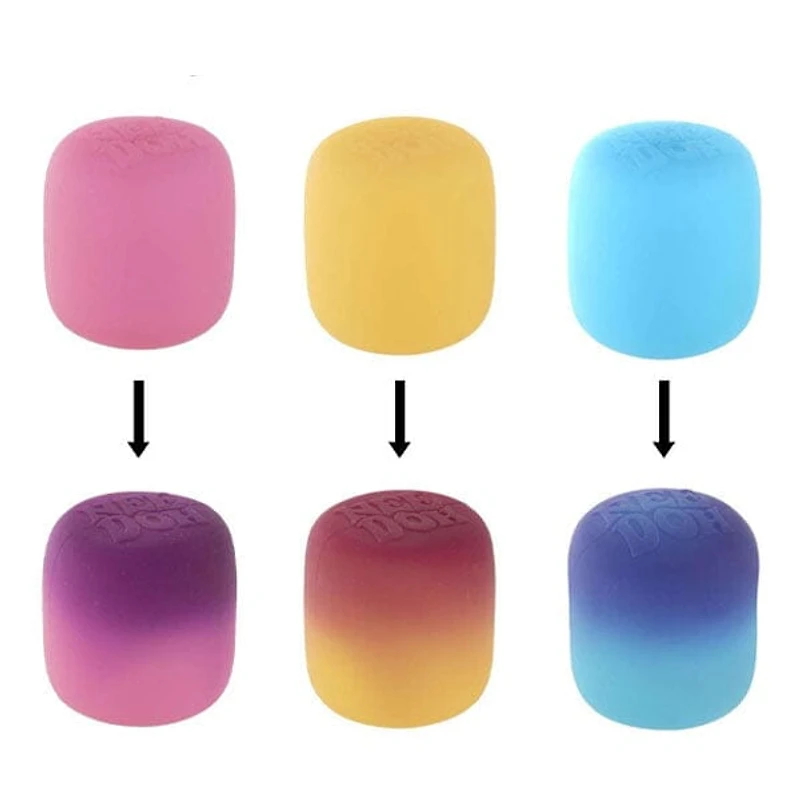 Nee Doh Color Change Mello Mallo Stress Ball Squishy Fidget Toy (1pc) Color Ships Assorted - Ships July 30th