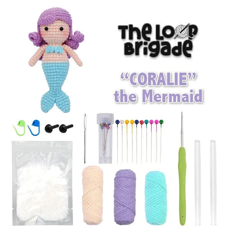 The LOOP Brigade: DIY Crochet Plush Toy Complete Kit For Beginners