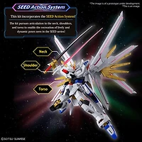 BANDAI Hobby HGCE #250 Mighty Strike Gundam SEED Freedom 1/144 Scale 5" Model Kit