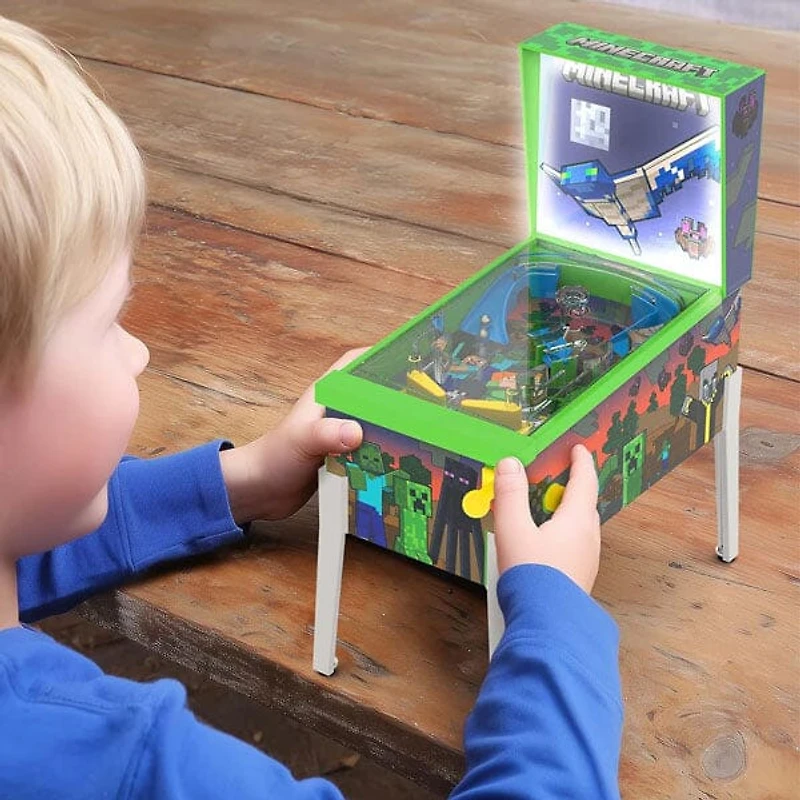 Minecraft Collector Series Mini Tabletop Arcade Pinball