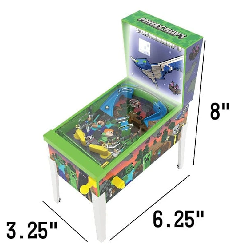 Minecraft Collector Series Mini Tabletop Arcade Pinball