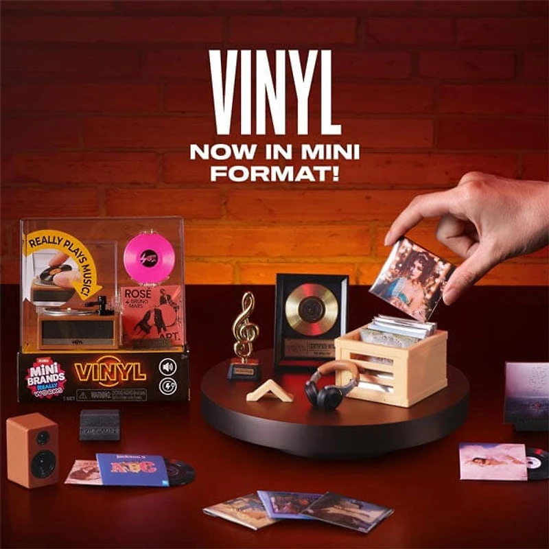 ZURU Really Works!: Vinyl Series 1 Playset Mini Record Player