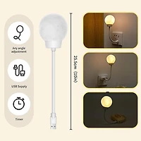 MoonUmi Voice Control 3D Moon Light Nightlight Lamp (1pc)