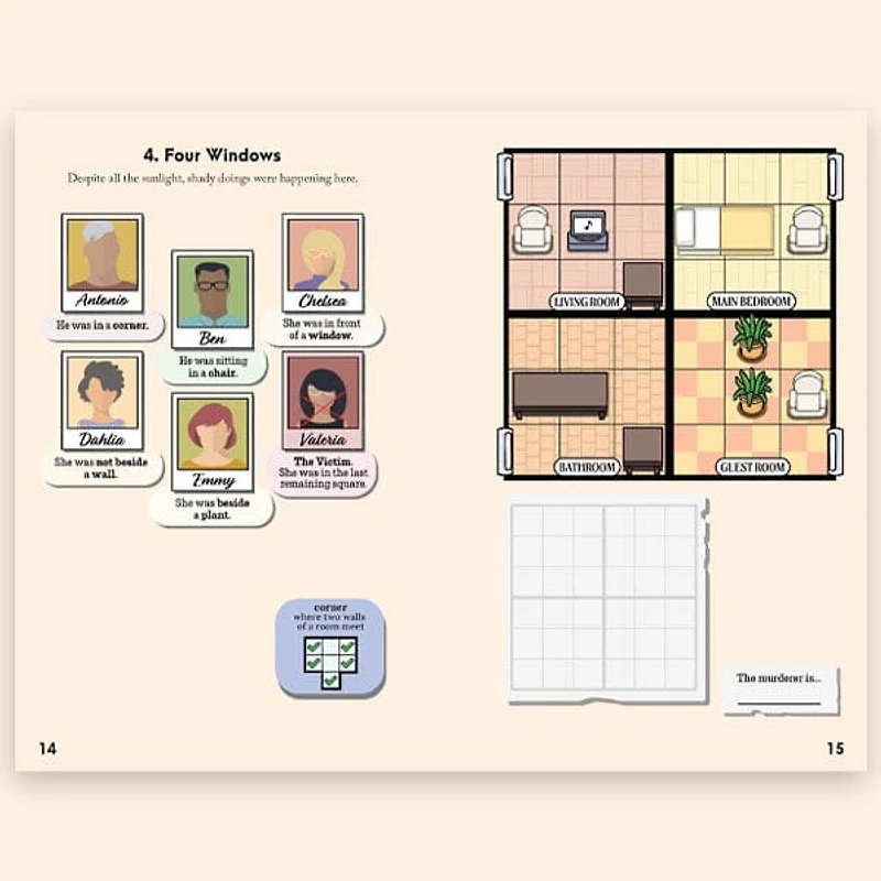 Murdoku Volume 1 Puzzle Book 80 Murder Mystery Logic Puzzles