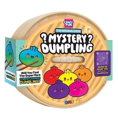 Color Change Mystery Bao Bun 4" Dumpling Squishy Fidget Toy (1pc)