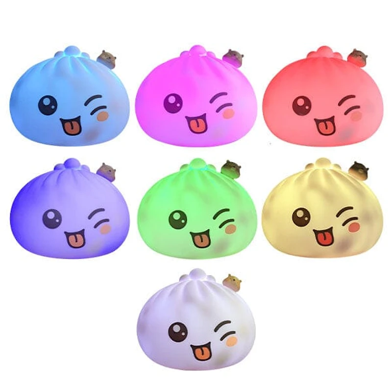 BaoBop Dumpling Nightlight 7-Color Touch Lamp Mystery Box