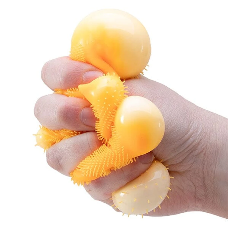 Nee Doh Fuzz Ball Wild Cats Squishy Fidget Toy (1pc) Color Ships Assorted