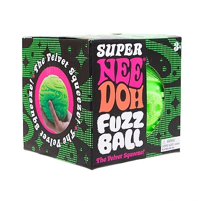 Nee Doh Super Fuzz Ball Wonder Waves GIANT Squishy Fidget Toy (1pc) Color Ships Assorted