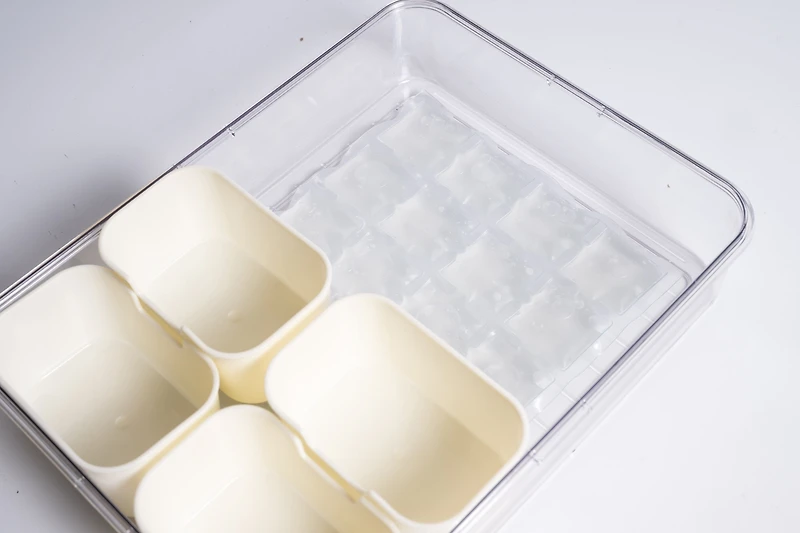 CraveBin Ice Snackle Box - Portable Snack Bin with Ice Pack