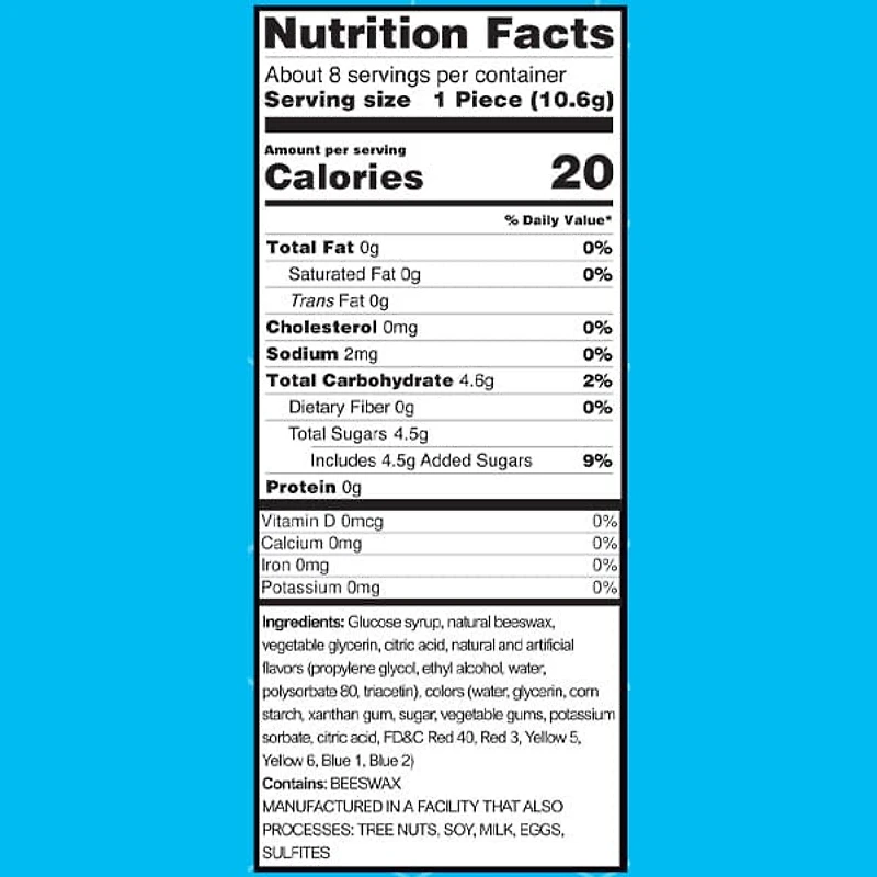 WaxYums! Vacay Vibes Chewy Gushing Wax Candy Bag (85g)