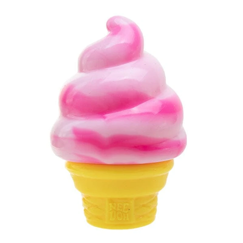 Nee Doh Nice Cream Cone Squishy Fidget Toy (1pc) Color Ships Assorted - Ships June 25th