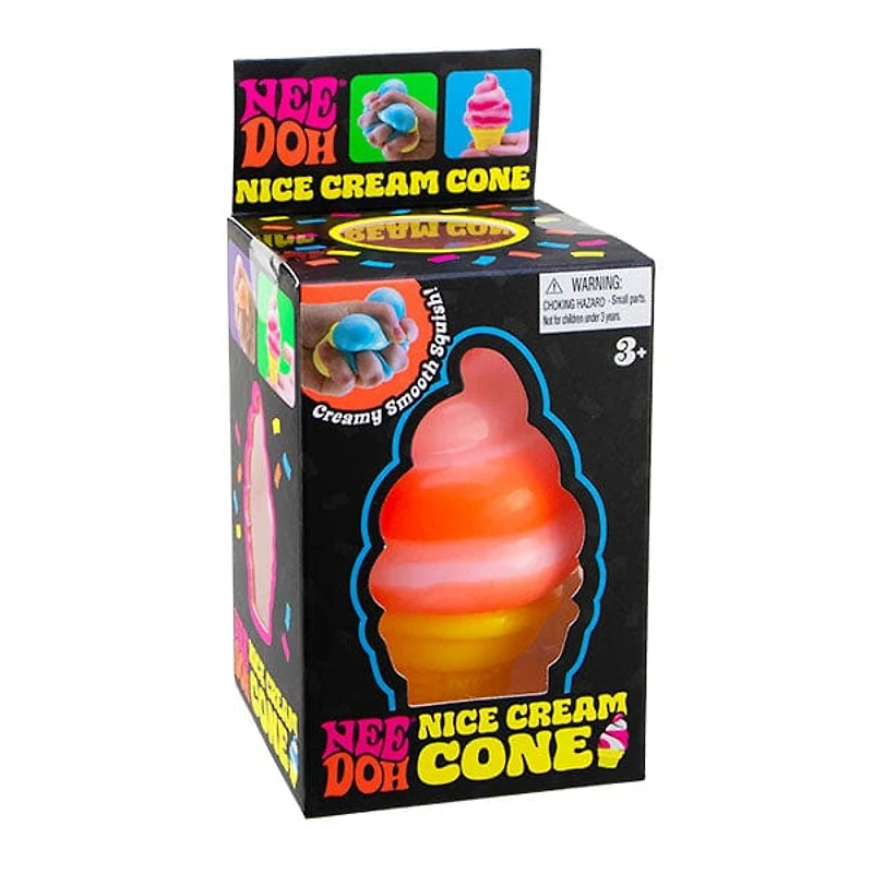 Nee Doh Nice Cream Cone Squishy Fidget Toy (1pc) Color Ships Assorted - Ships June 25th