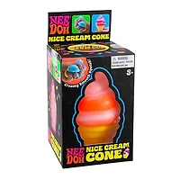 Nee Doh Nice Cream Cone Squishy Fidget Toy (1pc) Color Ships Assorted - Ships June 25th