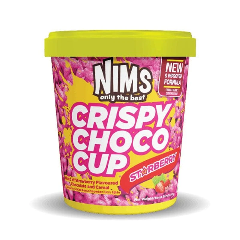 NIMS Crispy Choco Cup Chocolate Cereal Grab-And-Go Snack (60g) Multiple Flavors