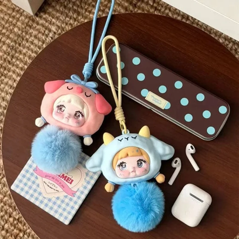 Nommi Forest Melodies Silicone Earbud Case Plush Animal Keychain Blind Box (1pc)