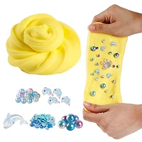 LIT Slime DIY Scented Slime Kit with Charms (1 Jar) Ocean Treasure