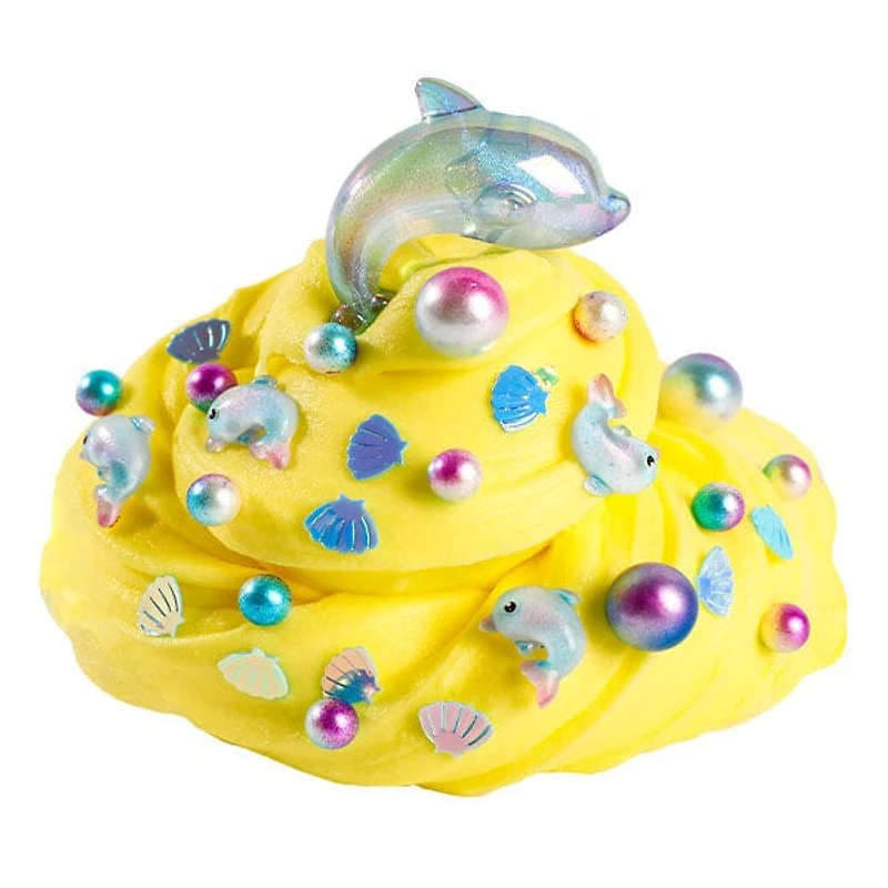 LIT Slime DIY Scented Slime Kit with Charms (1 Jar) Ocean Treasure