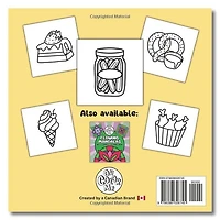 Sweet & Salty Food Cute Coloring Book for Adults and Teens By Oh Color Me