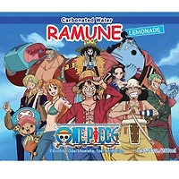 One Piece Anime Ramune Lemonade Japanese Soda Drink (250mL)