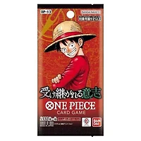 One Piece Card Game Carrying On His Will OP-13 Japanese Booster Pack (1 Pack of 12 Cards)