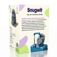 SnugWit: Clip-On Interactive Owl Sensory Plush Toy (1pc)