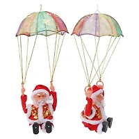 Jolly Moves: Tumbling Parachute Santa Claus Fun Christmas Decor