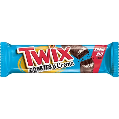 TWIX Cookies & Creme Sharing Size Candy Bar, 2.72oz