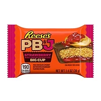 REESE'S Big Cup PB&J Strawberry Milk Chocolate Peanut Butter Cup (1.4oz)
