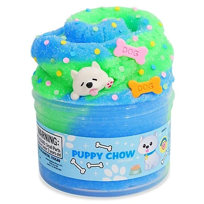 PeachyBbies Novelty Slime Fidget Putty (7oz Jar) "Puppy Chow" Icee Slime